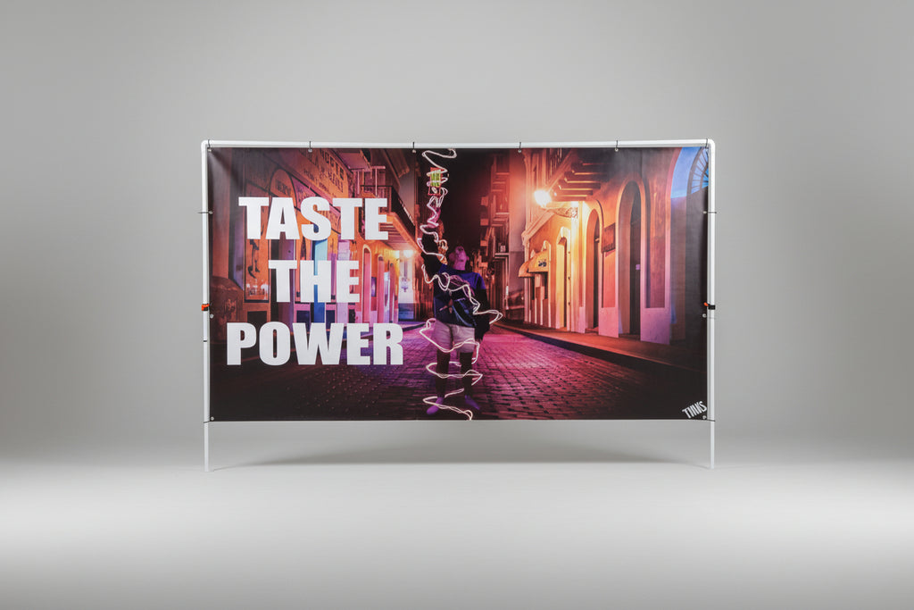 BUSINESS CANOPIES CUSTOM WITH POSTER
