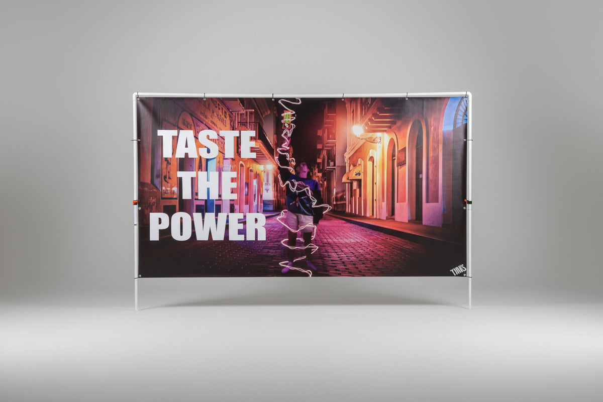 BUSINESS CANOPIES CUSTOM WITH POSTER