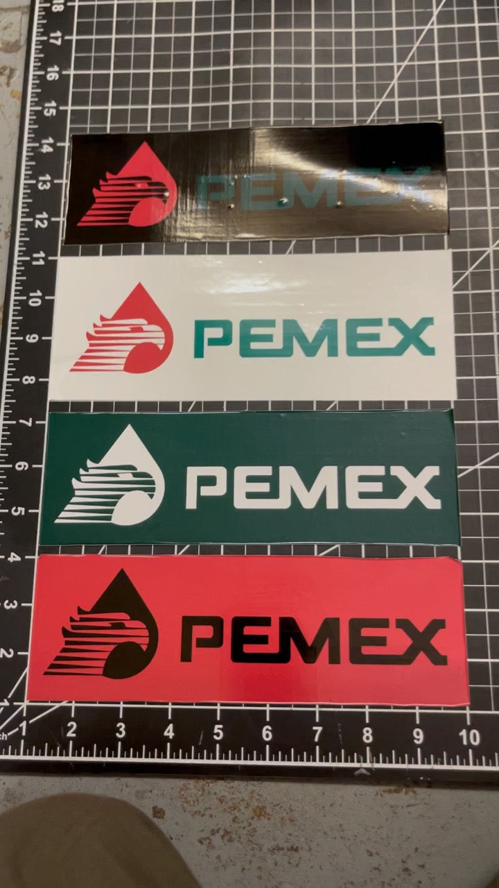 Pemex 4 Pcs Combo Vinyl Sticker