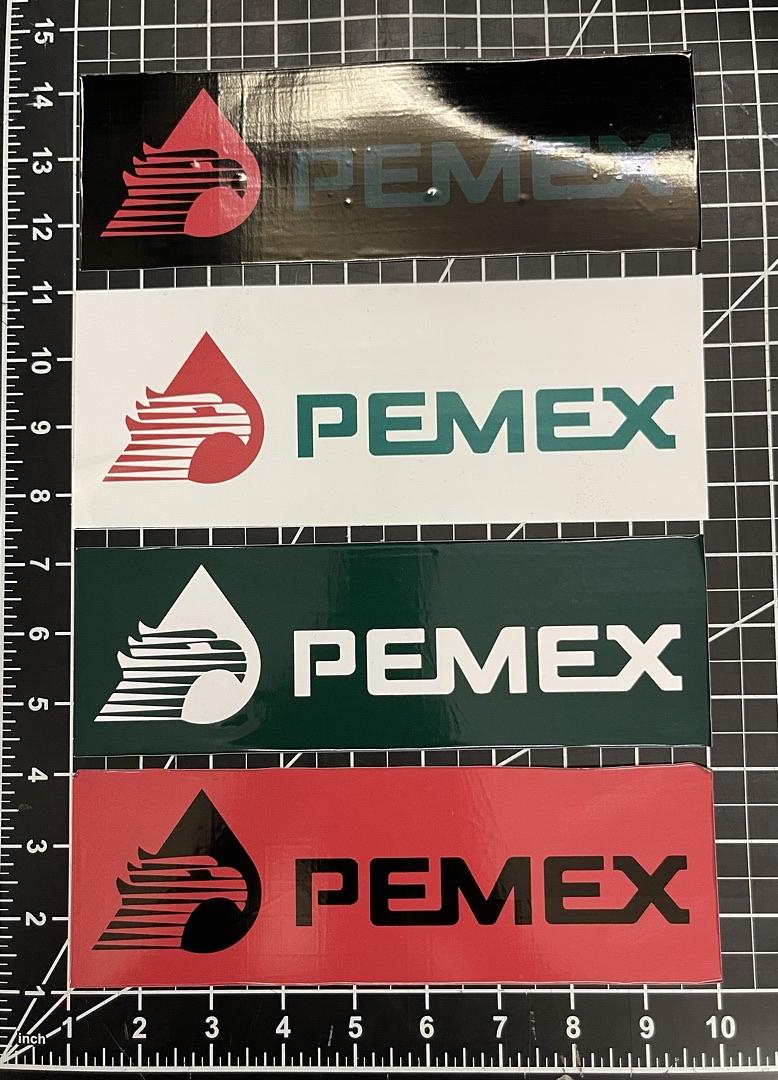 Pemex 4 Pcs Combo Vinyl Sticker