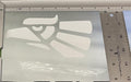Hecho En Mexico Eagle Logo White Vinyl Sticker