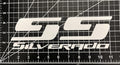 Silverado White SS Vinyl Sticker