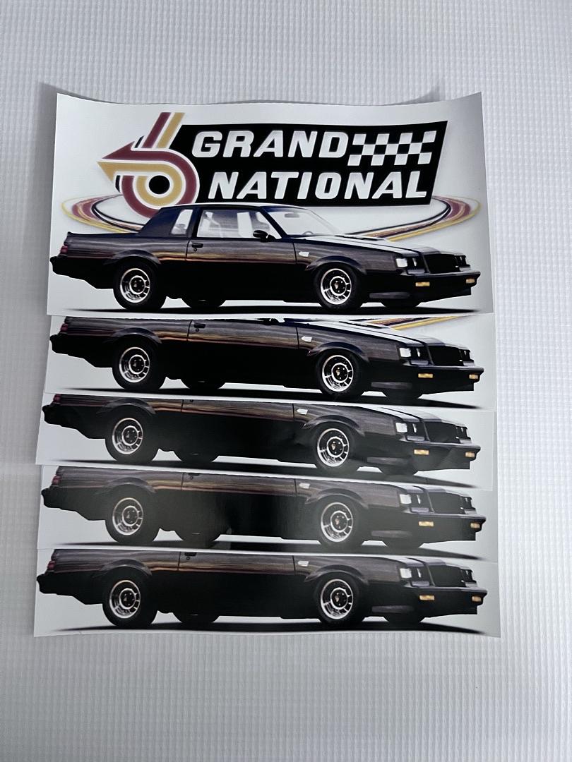1 Grand National Vinyl Sticker