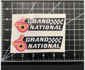 Grand National Stick 2pc Vinyl Sticker