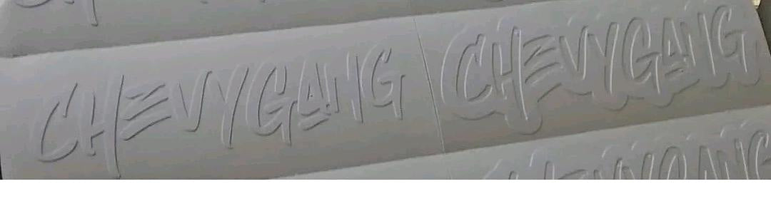 Chevy Gang Whit 2 Pcs Vinyl Sticker