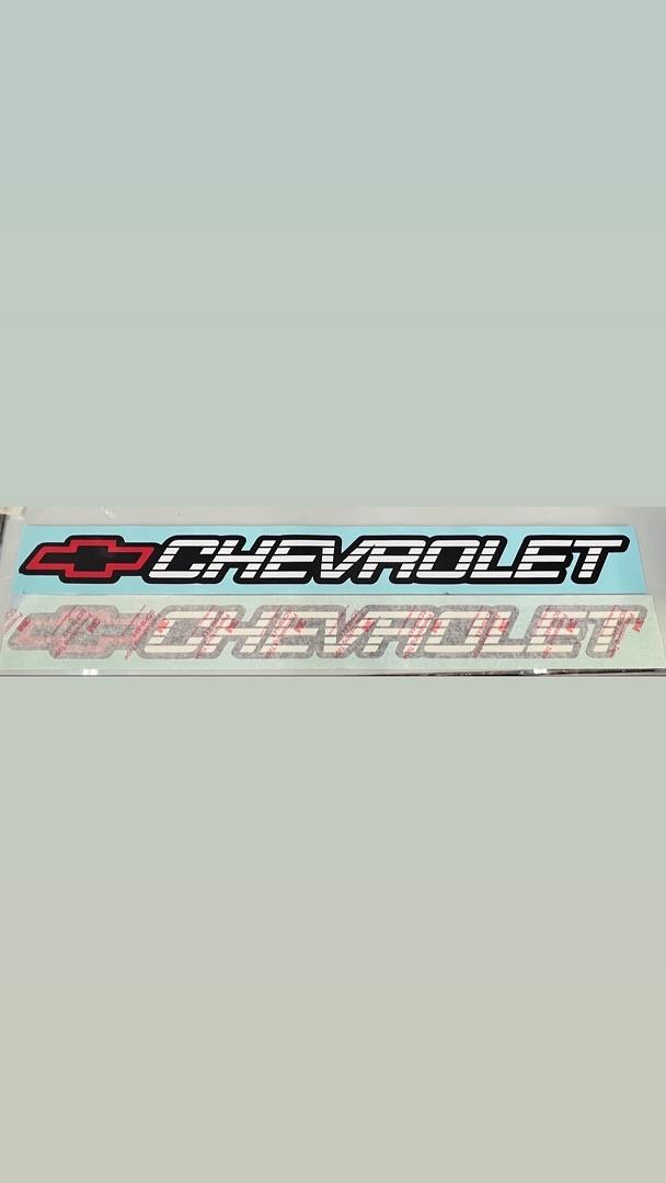 New Size Chevrolet Winshield Vinyl Sticker