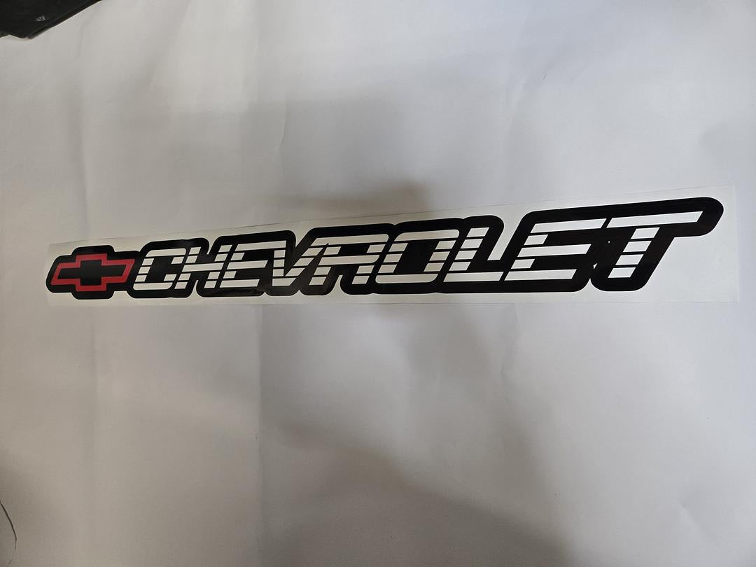 New Size Tailgate Vinyl Sticker