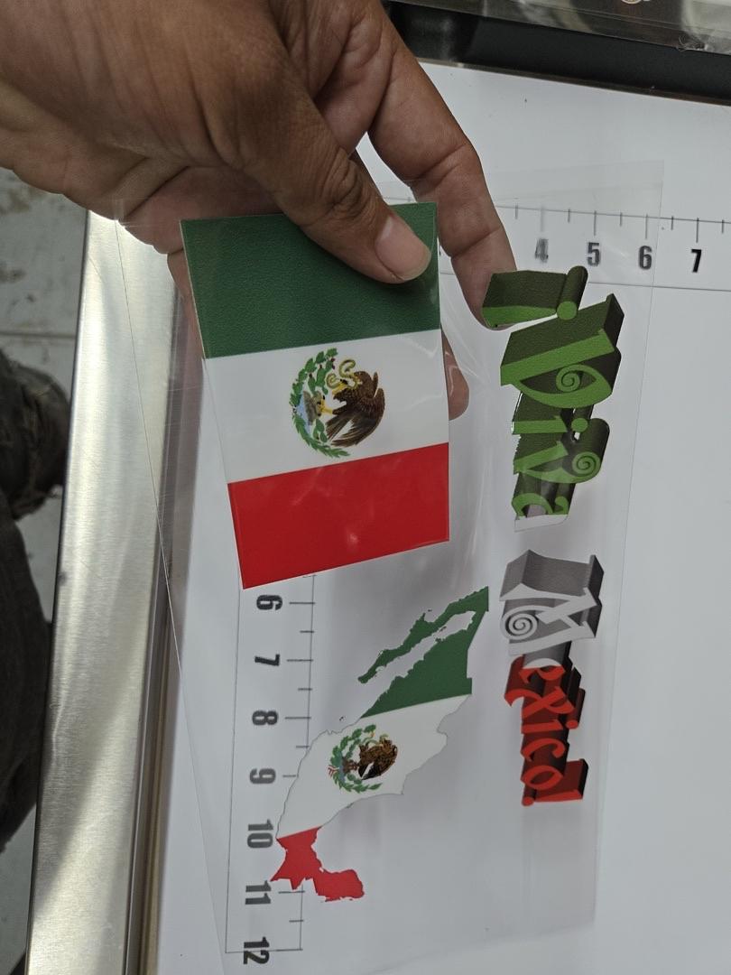 Mexico UV Sticker