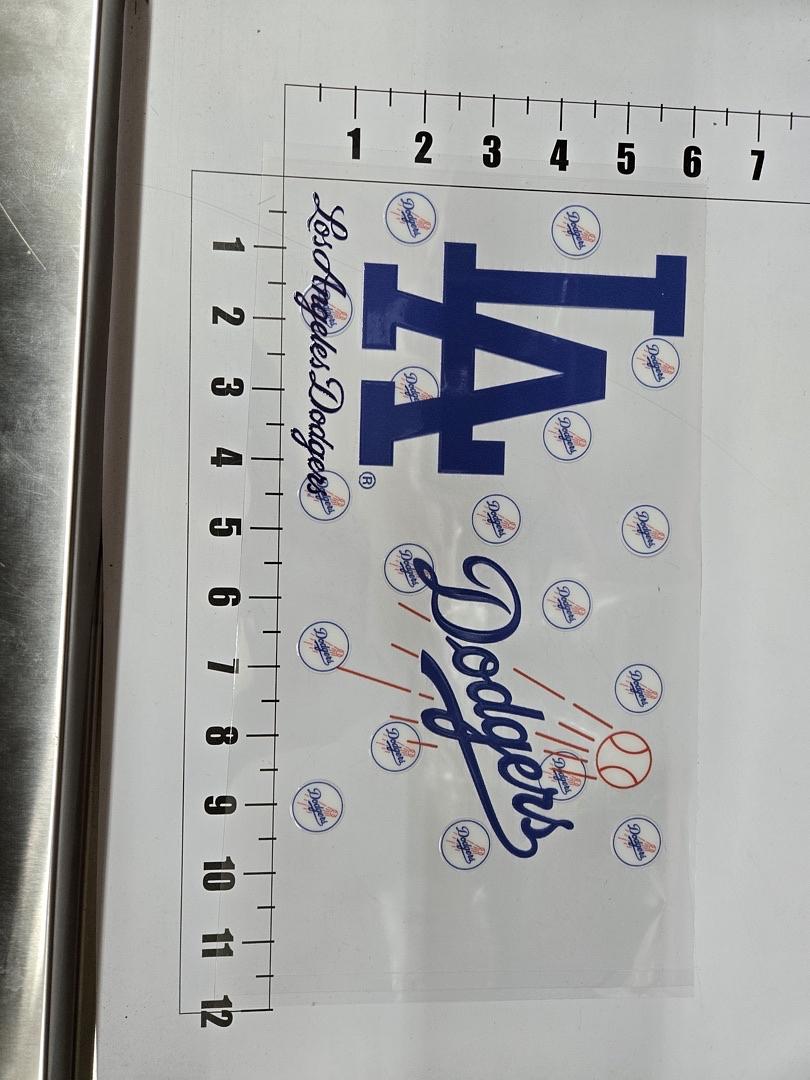 Dodgers #2 UV Sticker