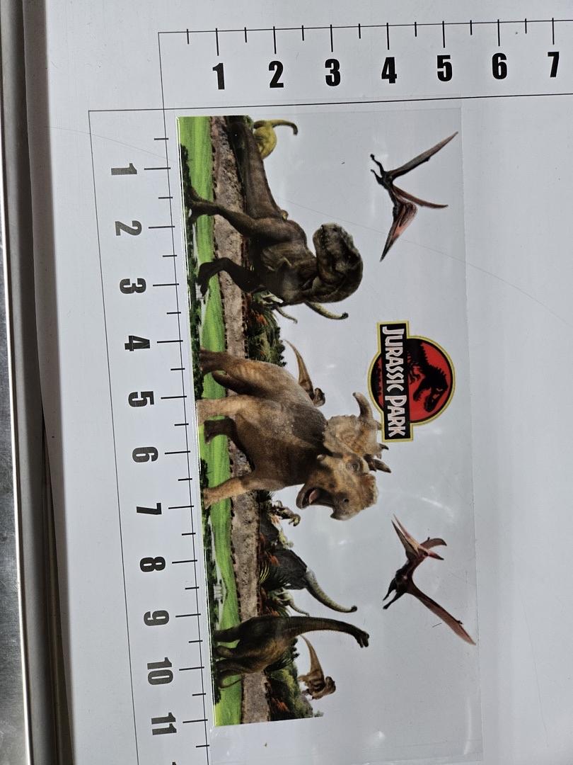 Jurassic Park UV Sticker