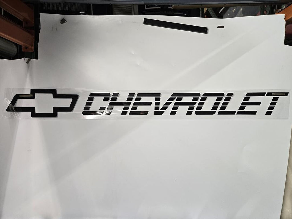 Second Size Chevrolet UV Sticker