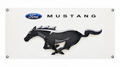 Ford Mustang Running Horse Emblem Automotive Wall Poster, 29 x 16 in, Garage and Man Cave Decor - product view