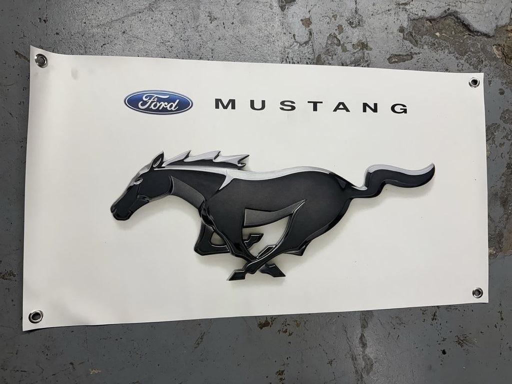 Ford Mustang Horse Emblem Poster