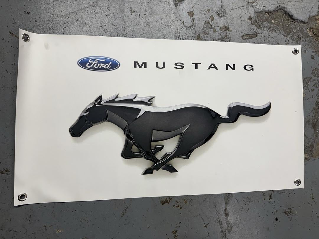 Ford Mustang Horse Emblem Poster