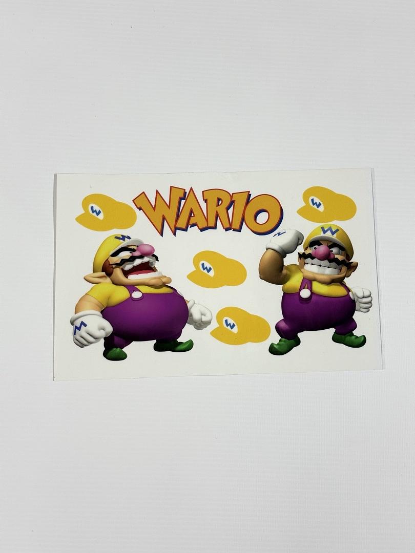 Wario Super Mario Bros UV Sticker