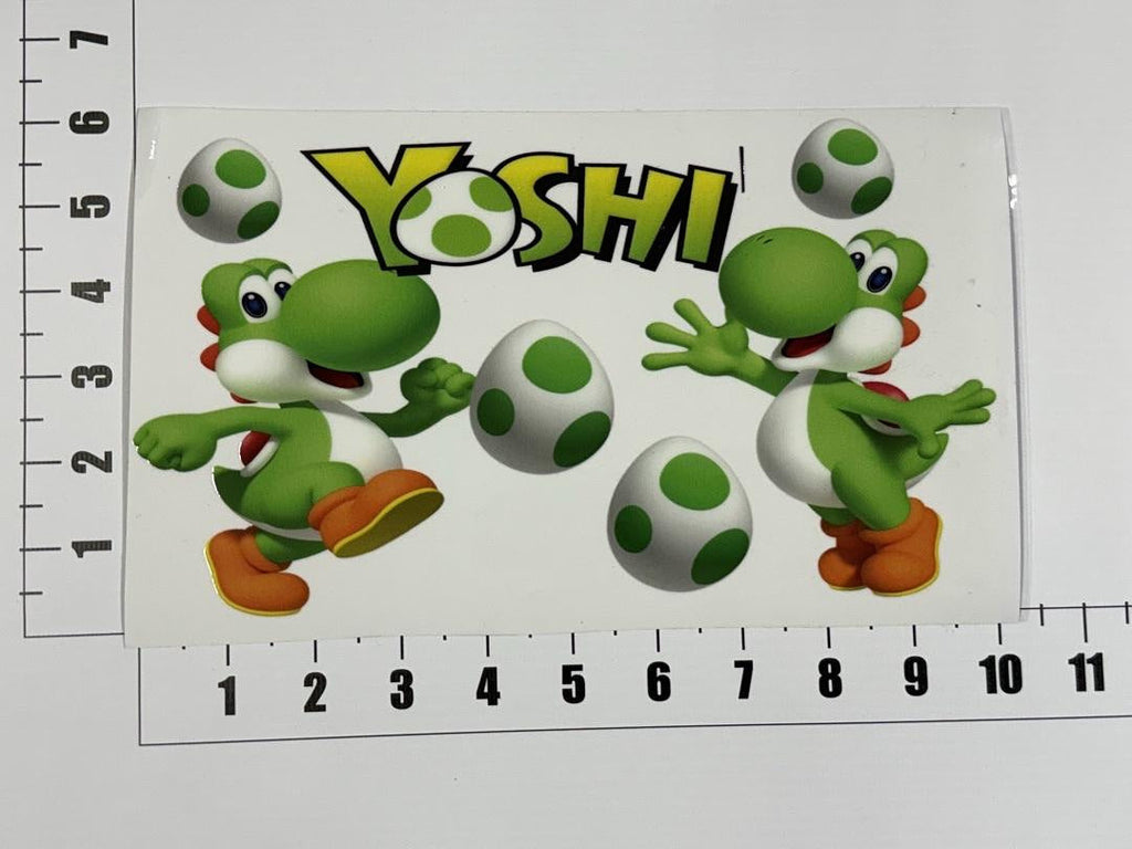 Yoshi Super Mario UV Sticker