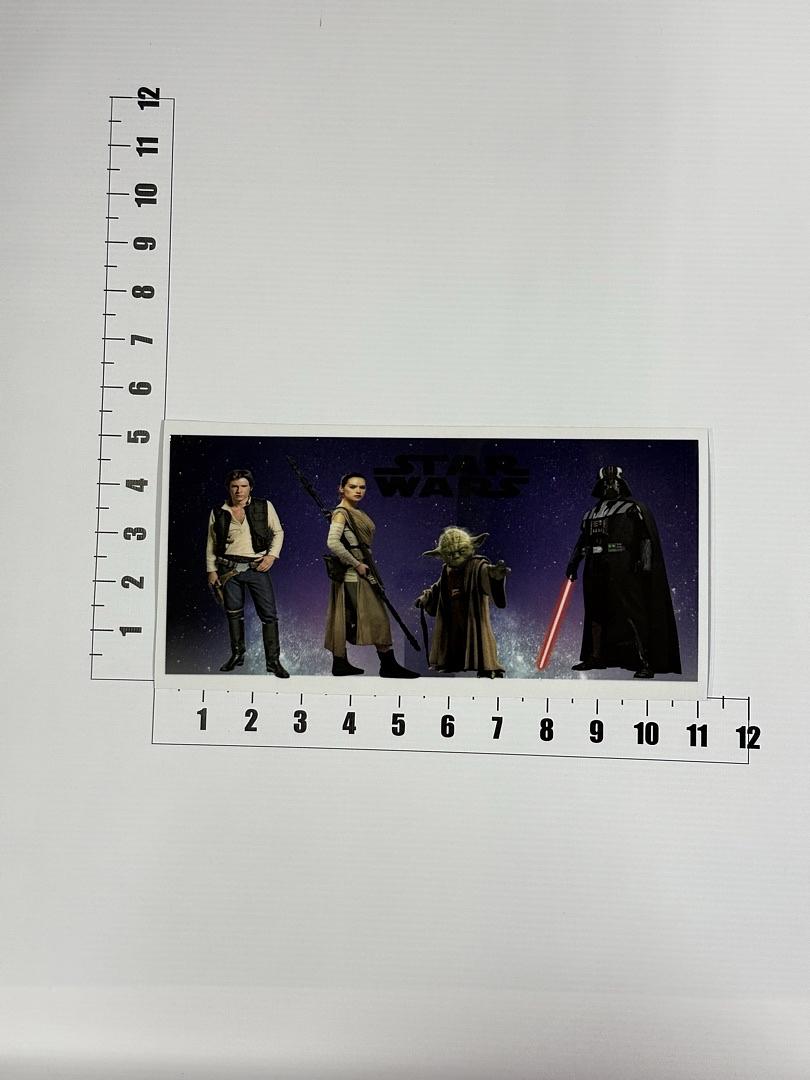 Star Wars Yoda Luke Leah Darth Vader UV Sticker