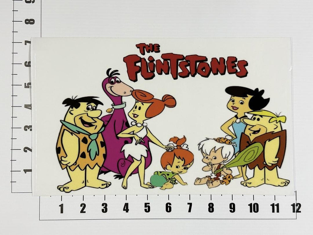 The Flinstones Fred Barney Wilma UV Sticker
