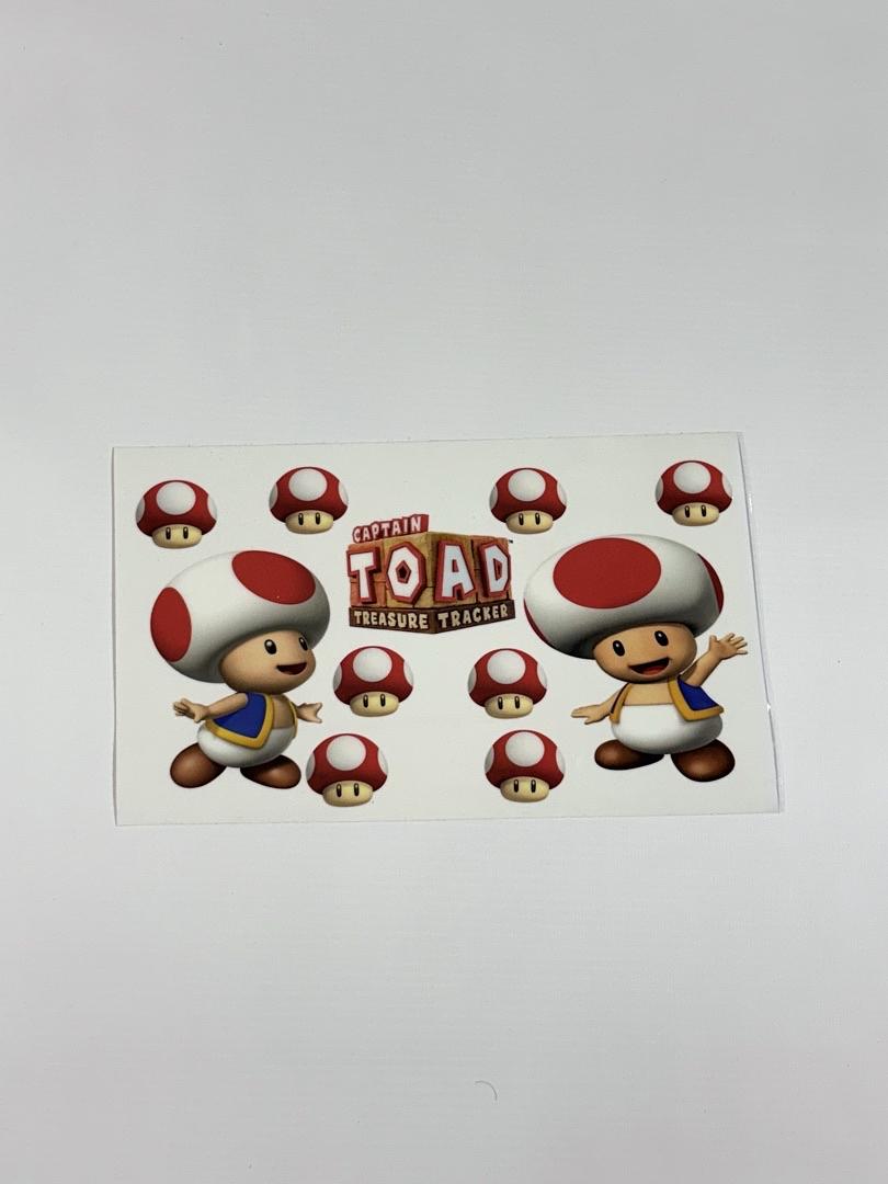 Toad Super Mario Bros UV Sticker