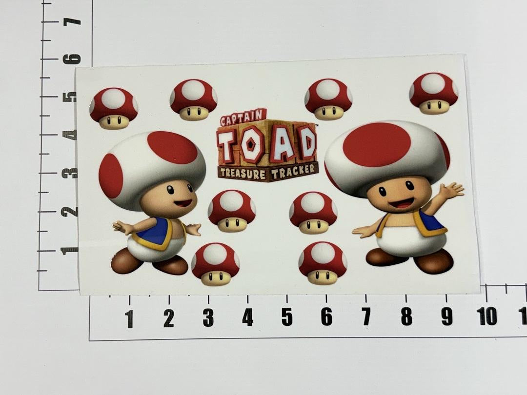 Toad Super Mario Bros UV Sticker