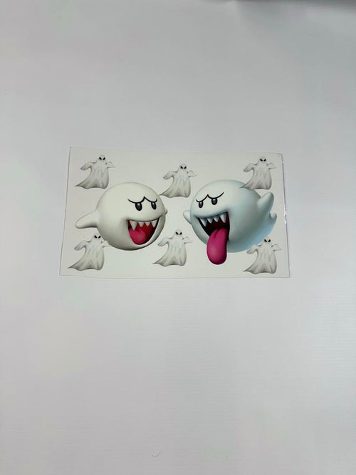 Big Boo Mega Boo Super Mario Bros UV Sticker