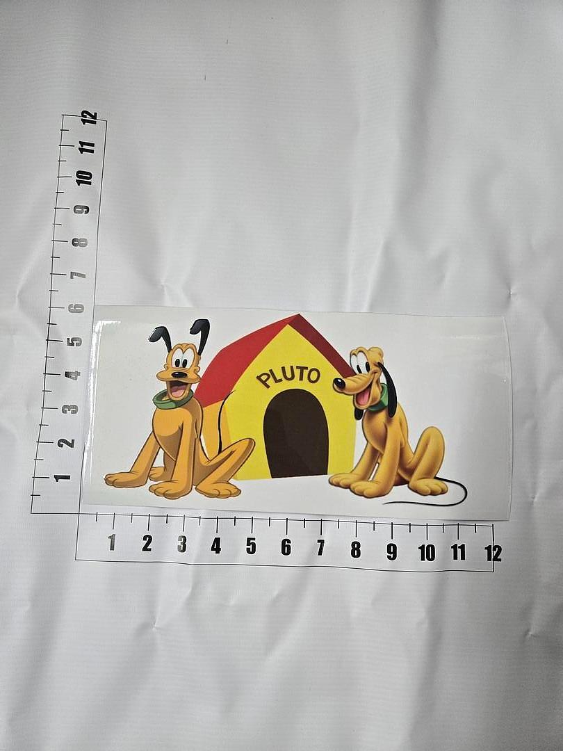 Pluto Mickey Mouse UV Sticker