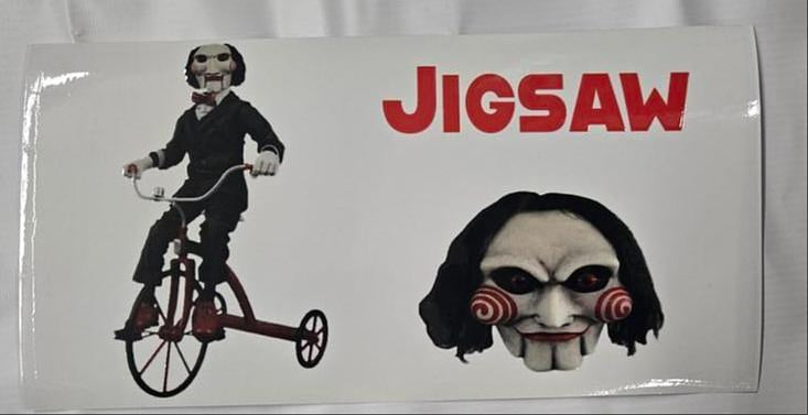 Jigsaw Saw UV Sticker