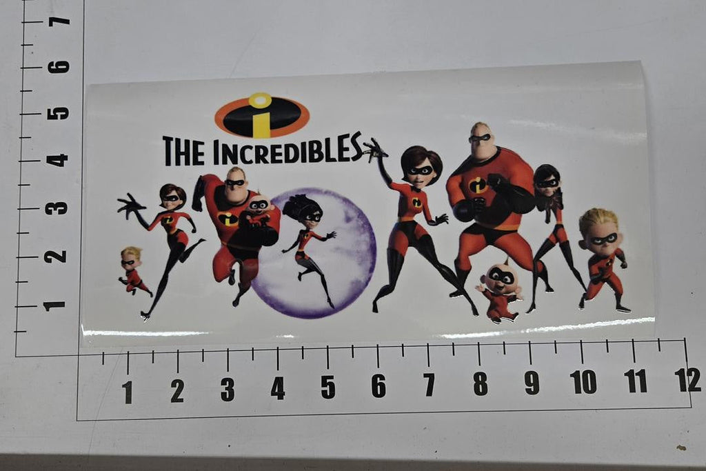 The Incredibles Family UV Sticker