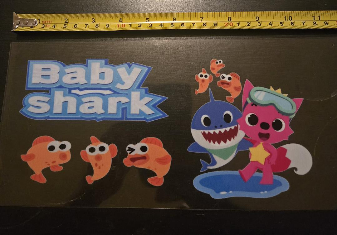 Baby Shark UV Sticker
