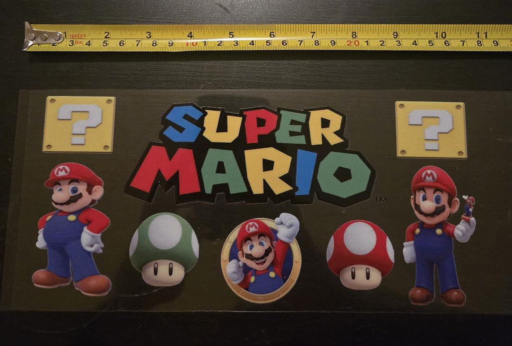Super Mario Characters UV Sticker