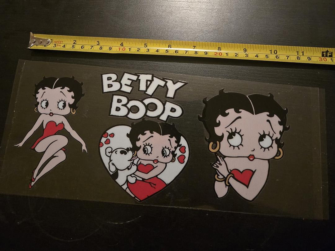 Betty Boop UV Sticker