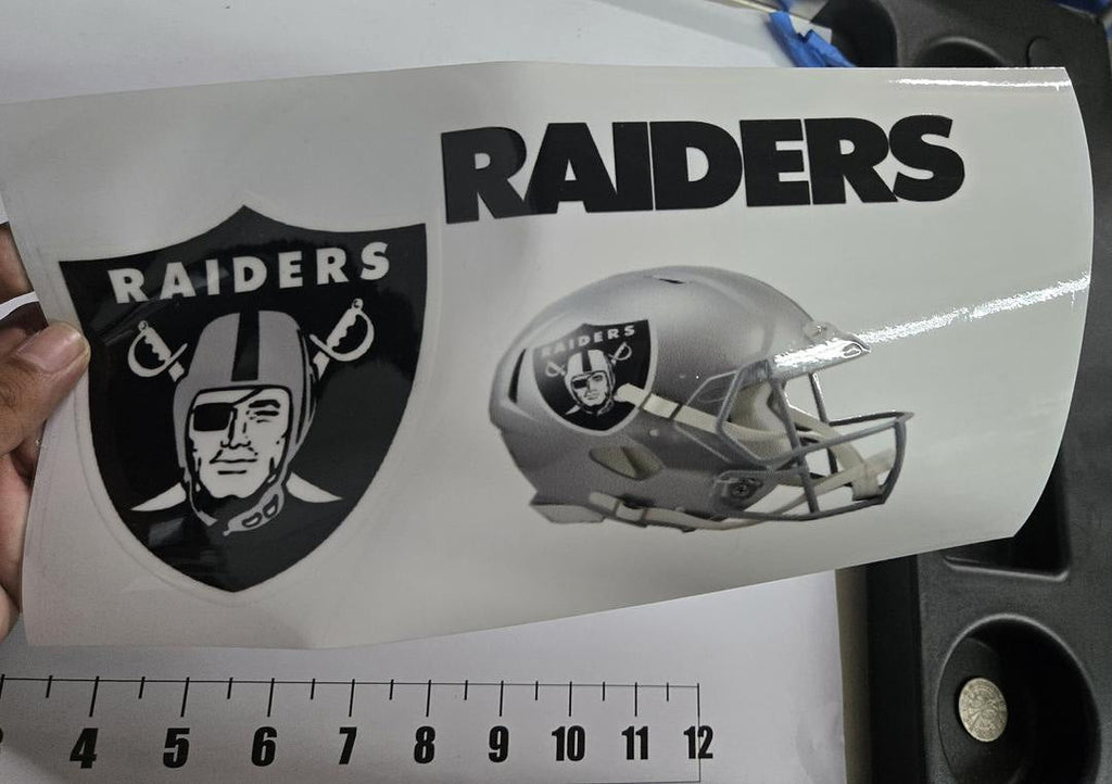 Raiders UV Sticker