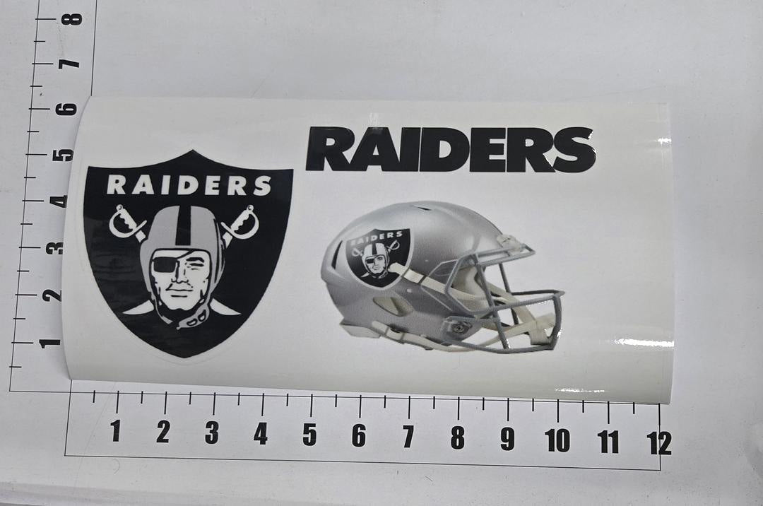 Raiders UV Sticker