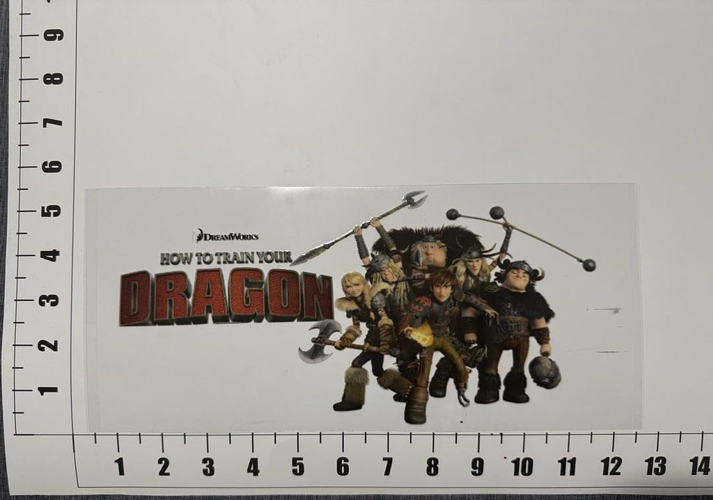 How To Train Your Dragon Astrid Fish Legs Tuffnut Hiccup And Ruffnut UV Sticker