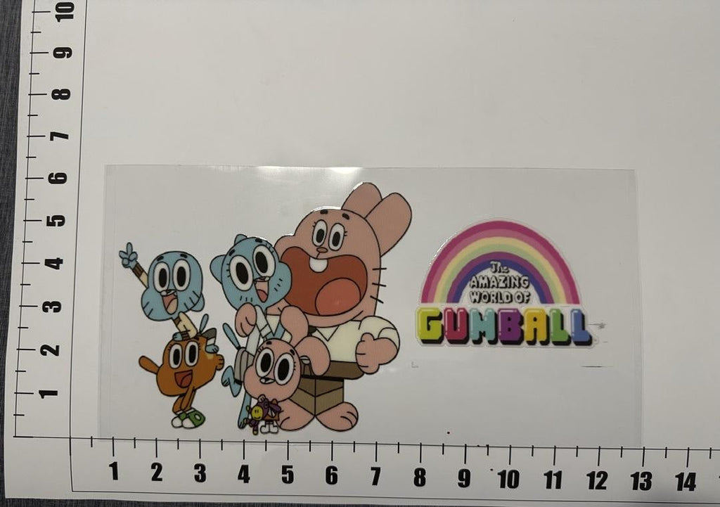 The Amazing World Of Gumball UV Sticker