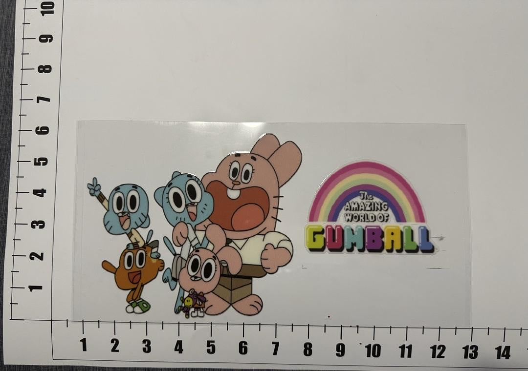 The Amazing World Of Gumball UV Sticker