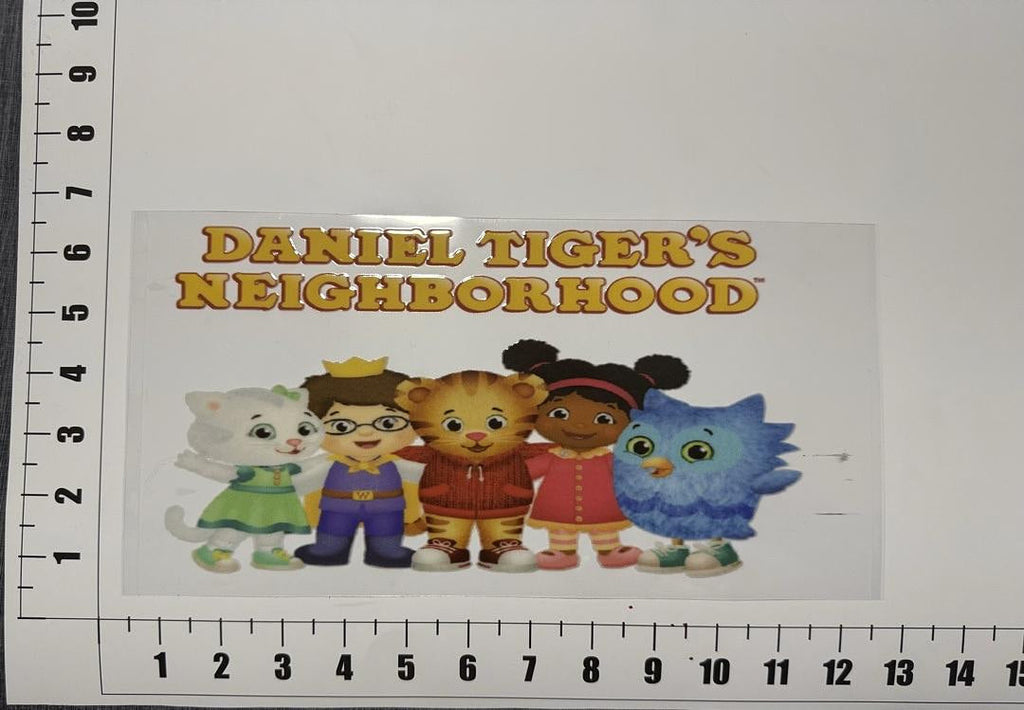 Daniel Tiger's Neighborhood Daniel Miss Elaina Prince Wednesday O The Owl Katerina UV Sticker