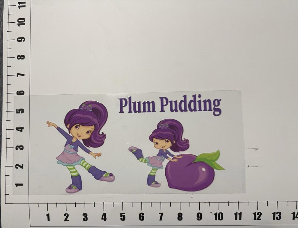 Plum Pudding UV Sticker