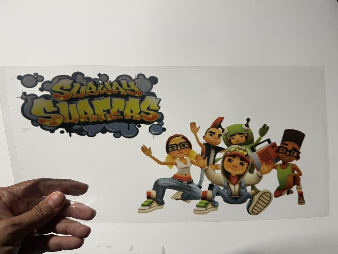 Subway Surfers Tricky Spike Jake Yutani Fresh UV Sticker