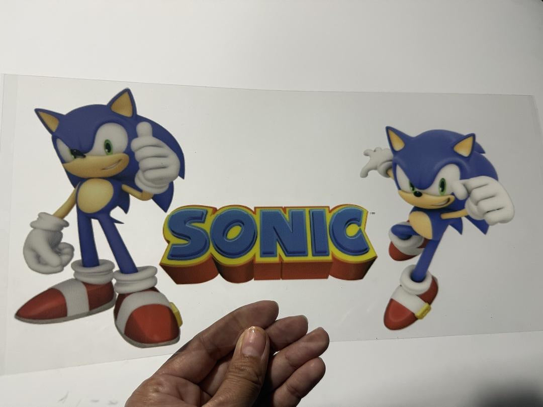 Sonic UV Sticker