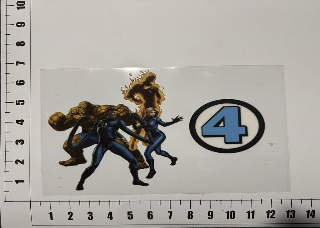 Fantastic 4 Ben Reed Sue Johnny UV Sticker