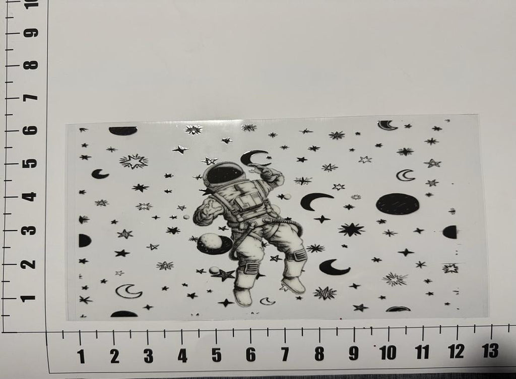 Space Stars Astronaut UV Sticker
