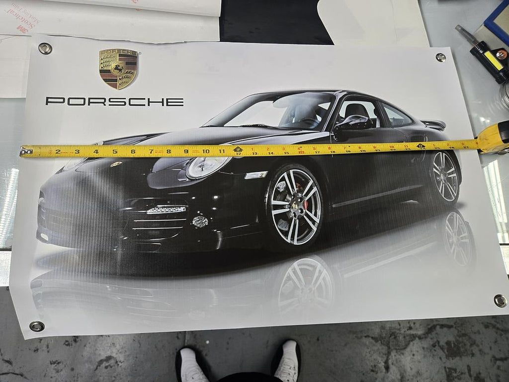 Porsch Black Poster