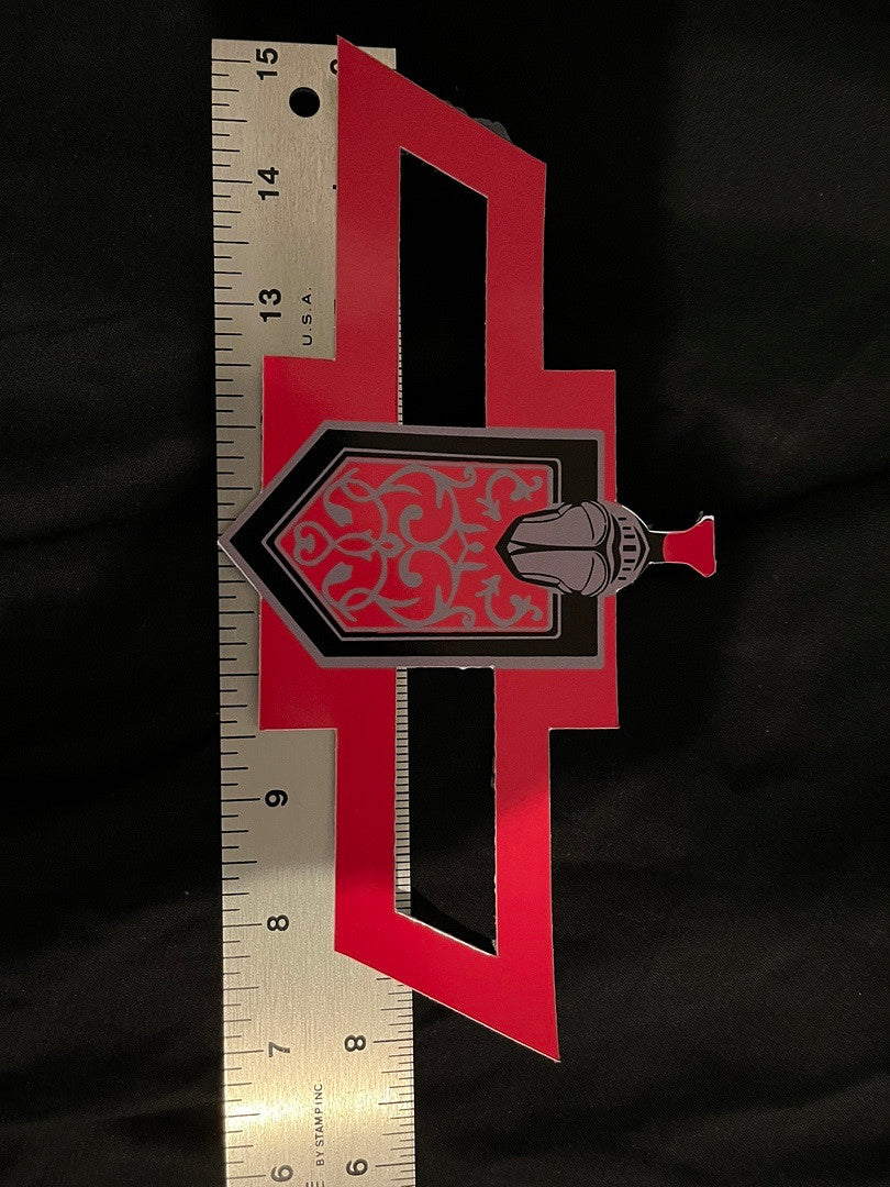 Monte Carlo Logo With Chevy Logo Vinyl Sticker