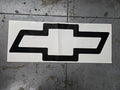 Chevy Outline Black Vinyl Sticker