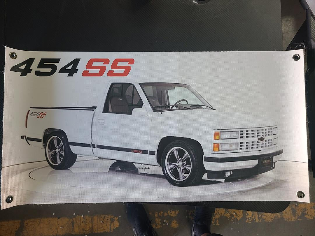 454 Poster - White